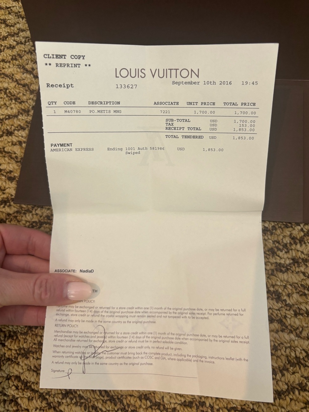 LOUIS VUITTON Pochette Métis - Picture 10 of 14